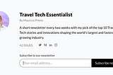 Invitation to learn what’s next in Travel Tech