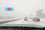 Blizzard conditions driving to Colorado Springs