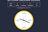 REMINDER!!! :)  The Bitcoin Halving is Imminent