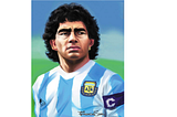 Diego Maradona legendary football career highlights and achievements.