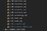 Stored Procedures as a backend