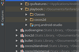 Using externalNativeBuild with cocos2d-x