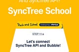 How To Connect Bubble and SyncTree API