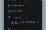 Working with states with a minimal framework: HyperApp