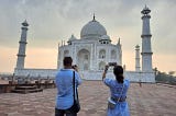 The tourists from hungry, i have orgnized the tour for 6 days india which the tour covered thr Taj MAHAL tour well they were ver happy and theyy took lots of picture.