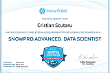 Why you should ignore the SnowPro Advanced Data Scientist Certification