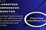 classified submission sites