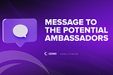 A Message to Potential Ambassadors