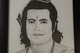 "A Silent Saga: The Sketch of Lord Rama"