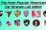 American Car Brands List 2022