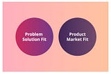 Problem-Solution Fit & Product-Market Fit