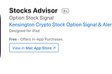 “Stocks Advisor” App Review