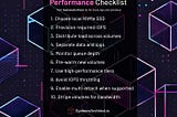 ✅ Cloud Storage I/O Performance Checklist