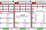 Data Driven Decision Game