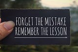 How to Analyze Your Mistakes