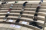 95 Empty Pairs of Shoes on Nottingham SU’s Steps to Highlight Student Suicide