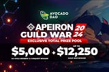 Apeiron Guild War: Level Up and Win Big with Avocado DAO