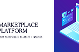Article and image represents how to build B2B marketplace platform.