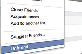 Unfriending Facebook