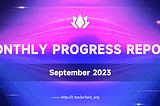 Plian Monthly Report — September 2023