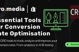 Top CRO tools to track, analyze and improve your conversion rates. From analytics to A/B testing.
