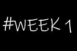 GSOC Week 1# Blog