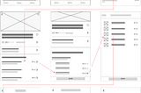 A first try at wireframing