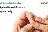Signs of iron deficiency in your body