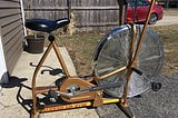 This Vintage Schwinn Air-dyne has some stories to tell