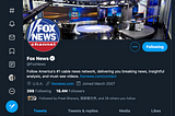 Fox News is Missing… on Twitter