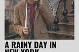 A Rainy Day in New York- a review