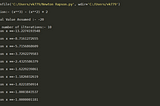 Implementing  Newton Raphson Method in Python