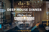 Deep House Dinner by DJ RAAM BAND: A Sensory Feast