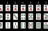 Japanese Mahjong Tiles