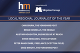 Six regional journalists shortlisted for business awards