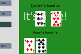 Creating BlackJack game with Python