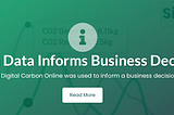 Using Carbon Emission Data to Make Better Business Decisions