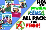 How to get The Sims 4 DLC Expansion stuff packs for free