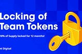 Umi Digital Team Tokens Locked using Ceres Token Locker