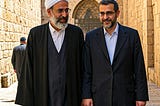 Palestinian Muslim and Jewish Israeli walking in Jerusalem