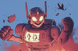 robot rising from the ashes