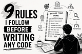 9 Rules I Follow Before Writing Any Code