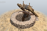 3D Asset Pack: Low Poly Water Well [03]