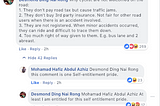 The comments section of the Pasir Ris cycling incident is everything wrong with Singapore