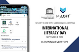 MyLOFT is one with UNESCO in making sure that #LearningNeverStops