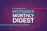 Polkacipher monthly digest — November