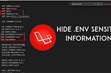 Hide .env sensitive information in Laravel whoops output.