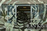 A watercolor image of money swirling around the entrance to a grocery store — Ran Kime