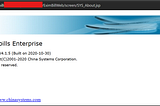 Stored XSS in ChinaSystems Eximbills Enterprise V4.1.5
