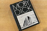 The cover of the Rockwell Kent version of Moby Dick